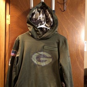 NWT PACKERS Salute to Service hoodie Women’s L